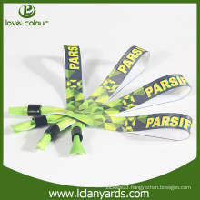 Free design friendly custom colorful printing wristbands for party